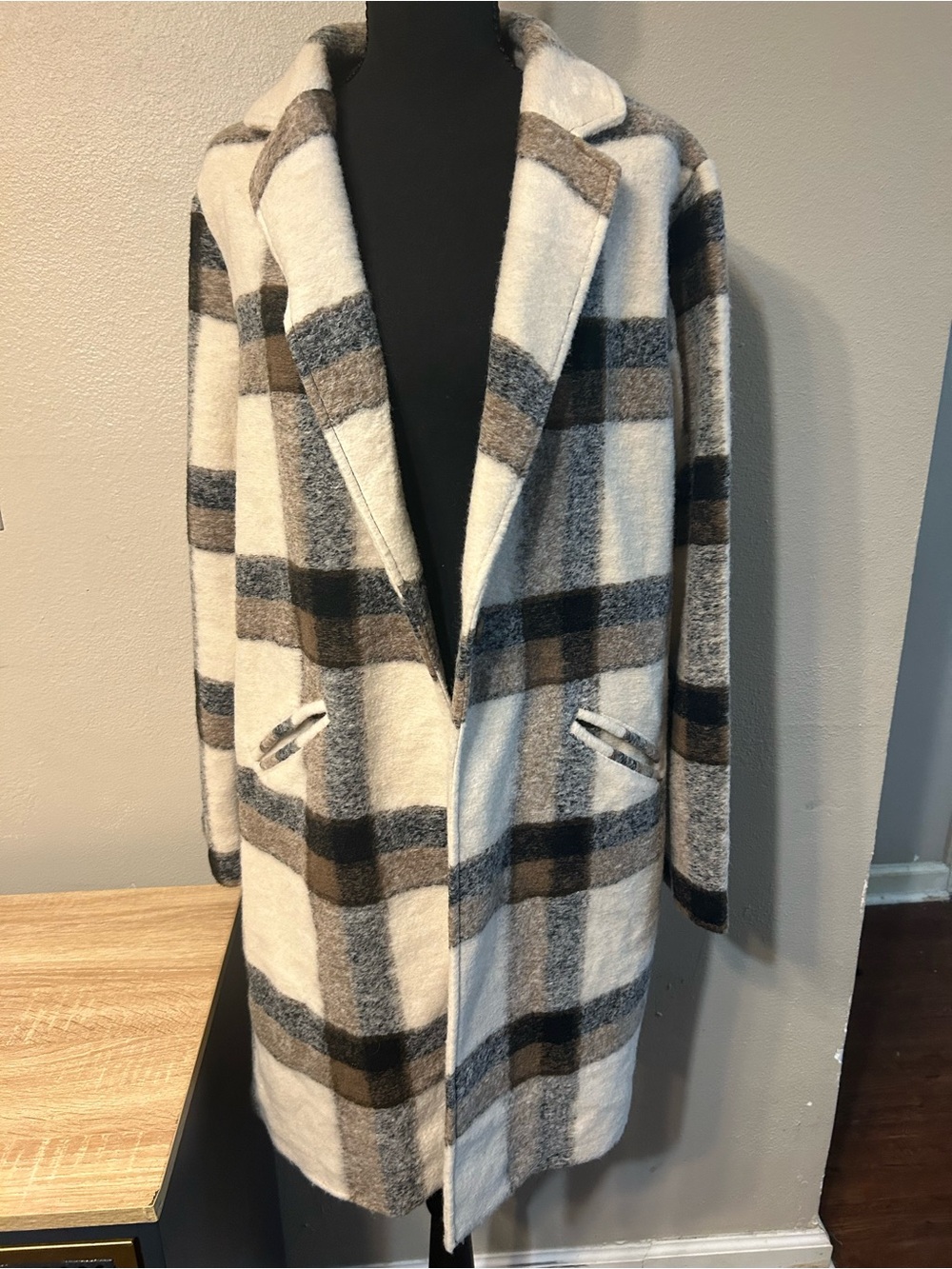 Joie wool-blend trench coat